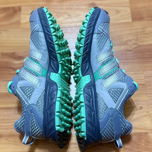 * SOLD * Adidas Womens Thrasher 2 Trail Running Shoes Size 9 Gray Teal - Picture 6 of 10